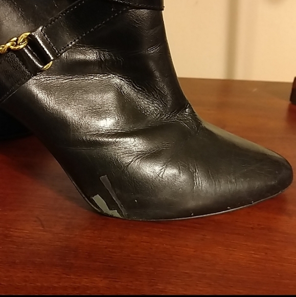 Ralph Lauren Black Boots Size 10B - Picture 5 of 7